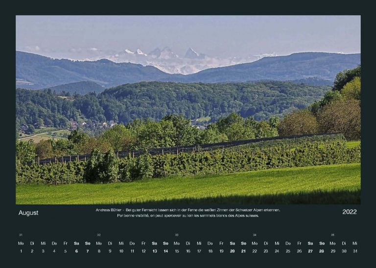 Mehr über den Artikel erfahren Der Tüllinger – Kalender 2022